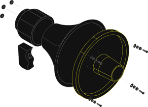 Megaphone - Exploded Megaphone - Exploded